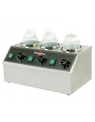 chauffe sauce triple en inox KRAMPOUZ