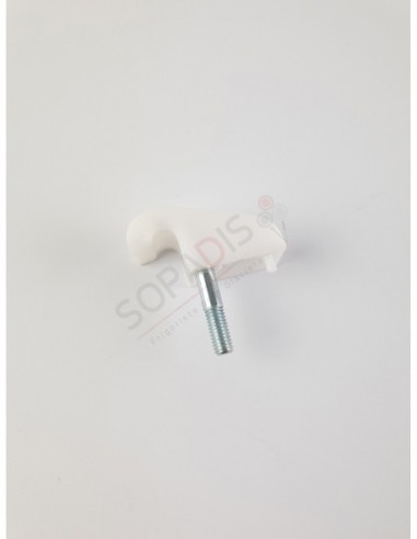 Charnière blanche fixe droite