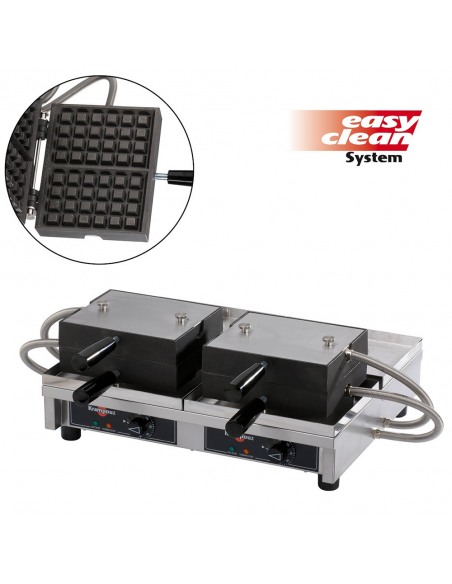 Gaufrier 4x6 Bruxelles double électrique 180° KAMPROUZ