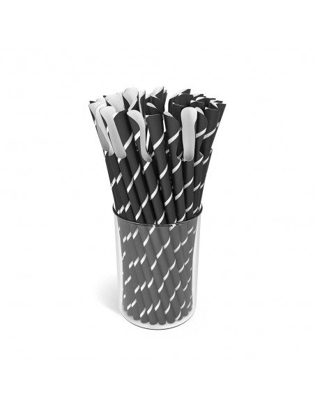 Carton Pailles Cuillères en carton