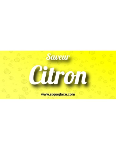 Sirop pour granités saveur Citron Jaune