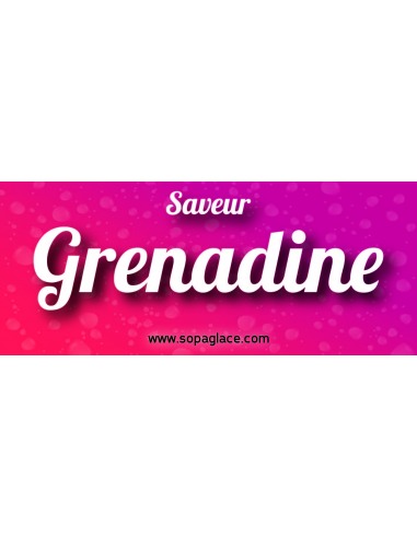 Sirop pour granités saveur Grenadine