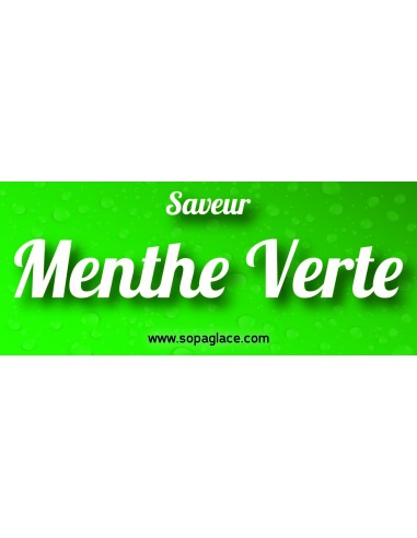 Sirop pour granités saveur Menthe verte
