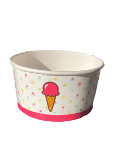 Carton Petit pot carton glace double