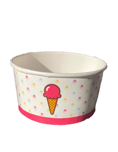 Carton Petit pot carton glace double
