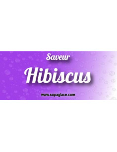 Sirop pour granités, saveur hibiscus
